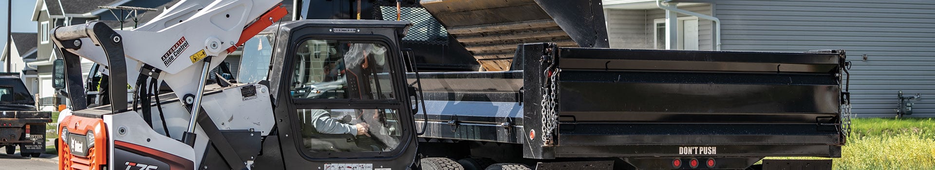 Bobcat skid steer loader